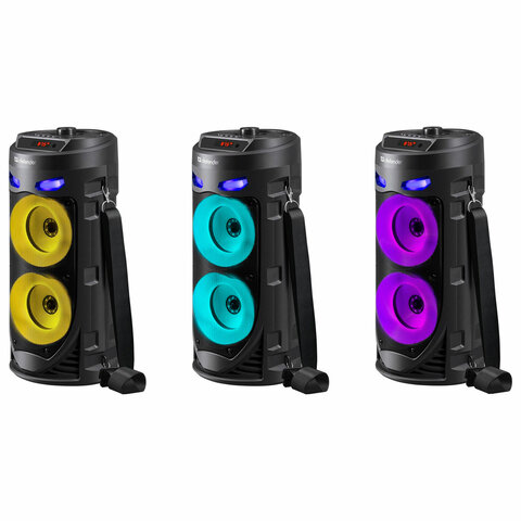 Колонка портативная DEFENDER Crashboom, 16 Вт, 1800 мАч, Bluetooth, FM, Type-C, черная, 65085 - фото 8