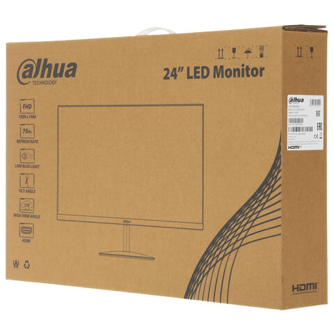 Монитор DAHUA DHI-LM24-A201Y 23.8" (60 см)/1920x1080/16:9/IPS/5ms/250cd/HDMI/VGA/черный - фото 11
