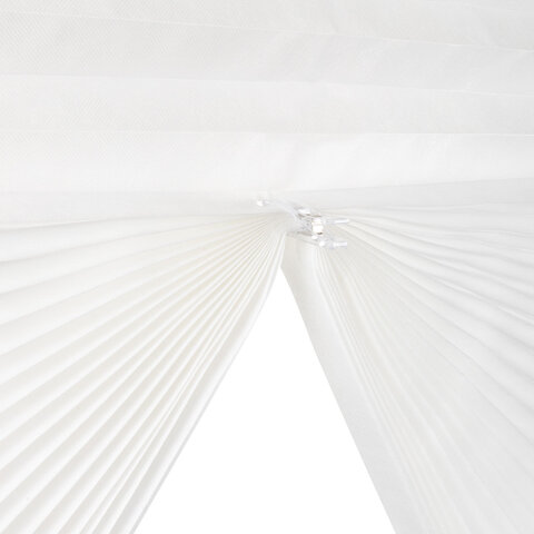 Жалюзи-плиссе, штора тканевая самоклеящаяся BRABIX, 90х180 см, СТАНДАРТ+, 80 г/м2, цвет белый, 1 шт., 700008 - фото 5