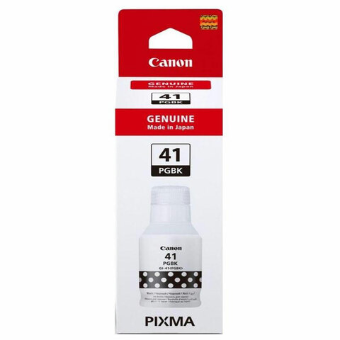 Чернила CANON (GI-41PGBK) для G1400/G2400/G3400, черные, 6000 стр., ОРИГИНАЛЬНЫЕ, 4528C001 - фото 1