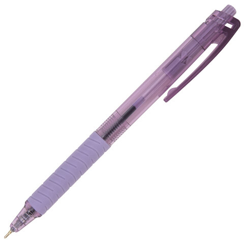 Ручки шариковые автоматические с грипом BRAUBERG "CLASSIC PASTEL", СИНИЕ, НАБОР 5 ШТ., пишущий узел 0,5 мм, линия письма 0,35 мм, 144470 - фото 8