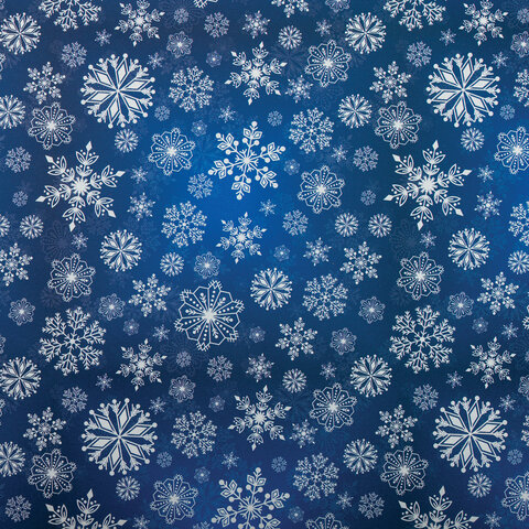 Бумага упаковочная новогодняя НАБОР 3 шт., "Blue Collection", 70х100 см, 3 дизайна, ЗОЛОТАЯ СКАЗКА, 592058 - фото 3