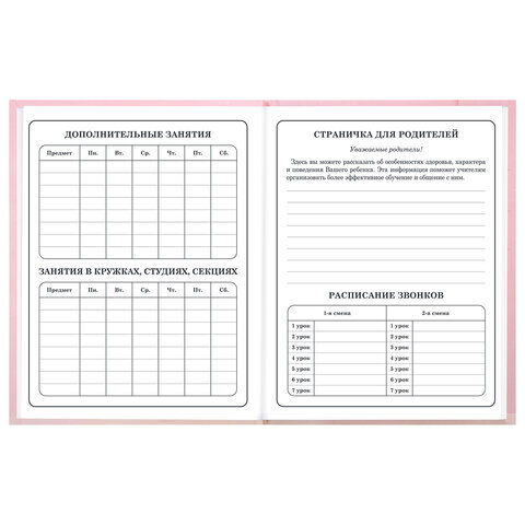 Дневник 1-4 класс 48 л., твердый, BRAUBERG, выборочный лак, с подсказом, "Миленький котёнок", 107594 - фото 7