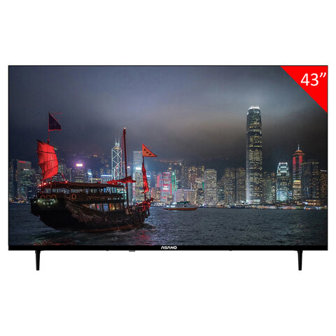 Телевизор ASANO 43LF5020T, 43" (108 см), 1920x1080, FHD, 16:9, Салют ТВ, Wi-Fi, безрамочный, черный - фото 1