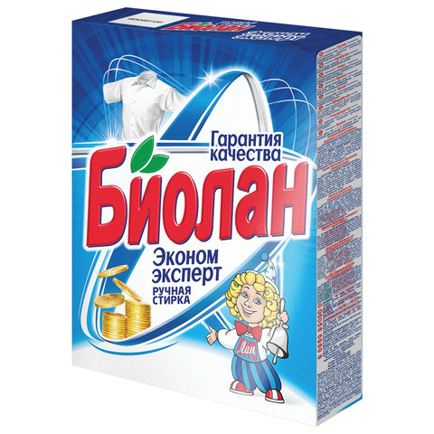 Порошок стиральный БИОЛАН Эконом Эксперт д/ручной стирки 350 гр - фото 1