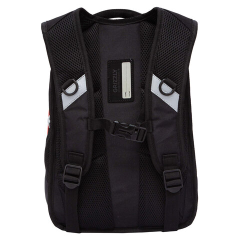 Рюкзак GRIZZLY школьный, анатомическая спинка, 2 отделения, для мальчиков, "YOUR ROUTE", 25х40х22 см, RB-550-1/2 - фото 3