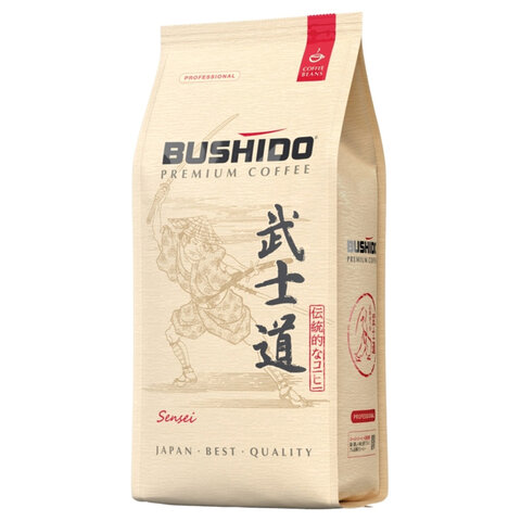 Кофе в зернах BUSHIDO "Sensei" 1 кг, арабика 100%, Нидерланды, BU10004014 - фото 2