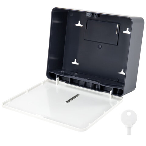 Диспенсер для полотенец LAIMA PROFESSIONAL SUPER (Система H2), Z-сложения, ABS-пластик, белый, 609505 - фото 5