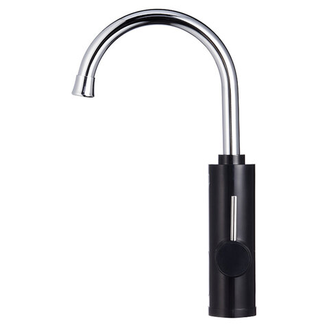 Водонагреватель проточный электрический ROYAL THERMO QuickTap, 3,3 кВт, 1,48 л/м, кран, черный, НС-1588899 - фото 3