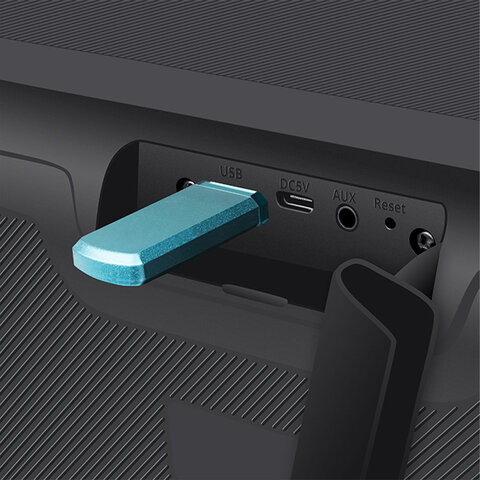 Колонка портативная SVEN PS-380, 40 Вт, TWS, Bluetooth, FM, USB, черный, SV-021290 - фото 12