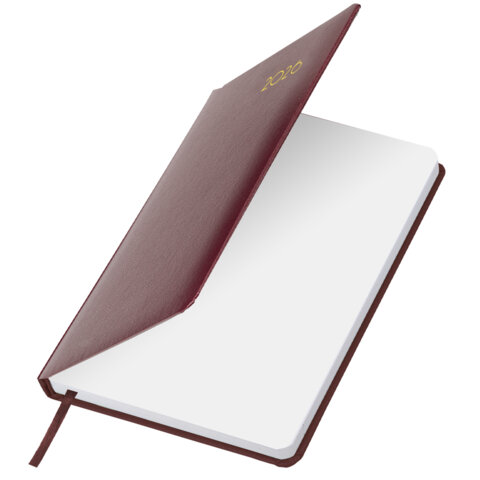 Ежедневник датированный 2026, А5, 138x213 мм, BRAUBERG "Select", балакрон, бордовый, 117084 - фото 4