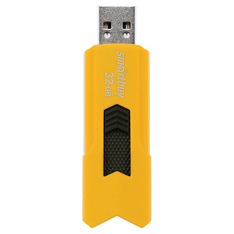 Флеш-диск 32 GB SMARTBUY Stream USB 2.0, желтый, SB32GBST-Y - фото 4