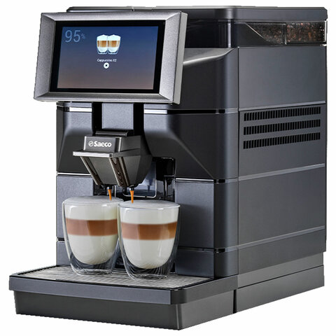 Кофемашина SAECO MAGIC M1, 1900 Вт, объем 2,5 л, емкость для зерен 600 г, автокапучинатор, черная, 9J0450 - фото 1