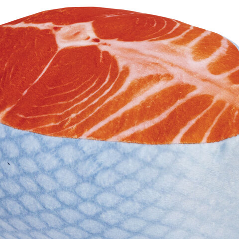 Игрушка мягкая "СТЕЙК ЛОСОСЯ", ткань вельбоа, 32х22 см, WOOZOO (ВУЗУ), 666981 - фото 7