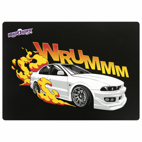 Настольное покрытие ЮНЛАНДИЯ, А4+, пластик, 33x23 см, "Wrum", 272372 - фото 1