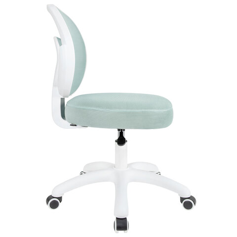 Кресло детское BRABIX KIDS "MG-230", без подлокотников, сетка/ткань TW, голубое, 533320 - фото 4