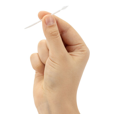 Зубочистки зубные, ёршики с щеточкой 500 шт., стакан, LAIMA DENT, 609401 - фото 3