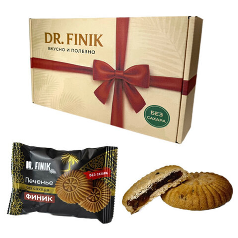 Печенье песочное DR.FINIK "Солнышко" с финиковой начинкой БЕЗ САХАРА, 700 г - фото 2