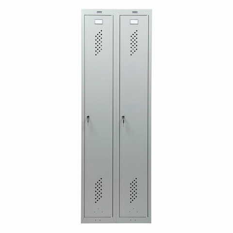 Шкаф металлический для одежды BRABIX "LK 21-50", 2 секции, 1830х500х500 мм, 29 кг, 291379 - фото 5