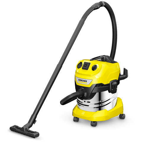 Пылесос хозяйственный KARCHER WD 4 PS, мусоросборник 20 л, мощность 1000 Вт, желтый, 1.628-290.0 - фото 2