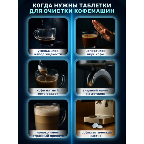 Таблетки для очистки кофемашин 12 шт., CLEAN&FRESH, Ck1m12 - фото 10
