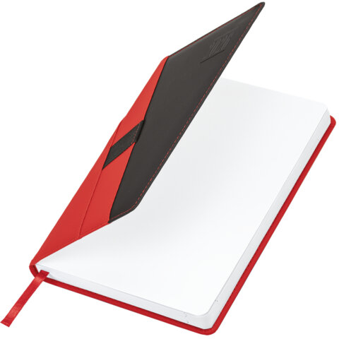 Ежедневник датированный 2026, А5, 138х213 мм, BRAUBERG "Swirl", под кожу, держатель для ручки, красный, 117481 - фото 3