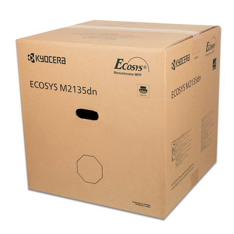 МФУ лазерное KYOCERA M2135dn (принтер, сканер, копир), А4, 35 стр./мин., 20000 стр./мес., ДУПЛЕКС, АПД, с/к (без кабеля USB), 1102S03NL0 - фото 4