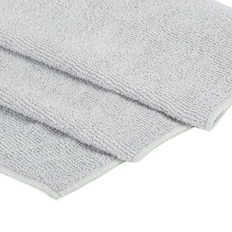 Тряпка для мытья пола из микрофибры 70х80 см "OVERLOCK GREY COLOUR", серая, 220 г/м2, LAIMA HOME, 608223 - фото 5