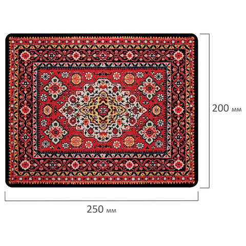 Коврик для мыши SONNEN "USSR" резина + ткань, 250х200х2 мм, 513962 - фото 5