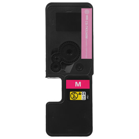 Картридж лазерный CACTUS (CS-TK5240M) для Kyocera M5526cdn/M5526cdw/P5026cdn, пурпурный, ресурс 3000 страниц - фото 4