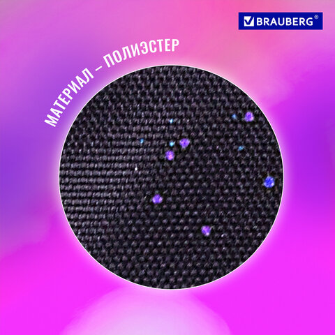 Папка для тетрадей BRAUBERG А5, 1 отделение, полиэстер, на молнии, с ручкой, "Fly Aways", 271499 - фото 8