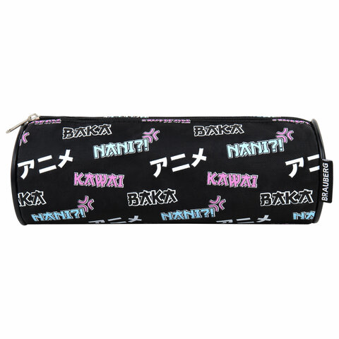 Пенал-косметичка BRAUBERG, Anime, черный, 20х7х7 см, 272295 - фото 2