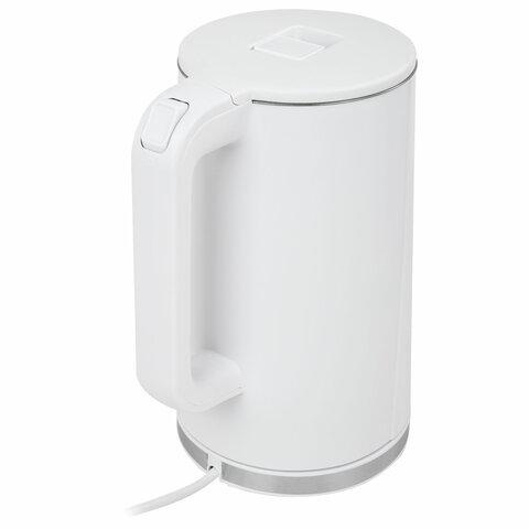 Чайник электрический с двойными стенками SONNEN KT-8718W, 1,7 л, 2200 Вт, белый, 454685 - фото 4