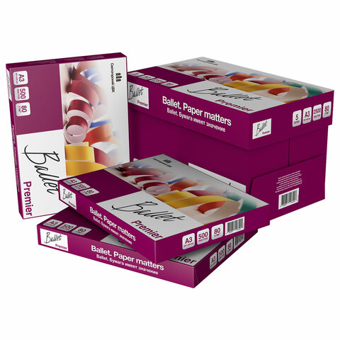Бумага Ballet Premier (А3, марка А, 80 г/кв.м, 500 л) - фото 6