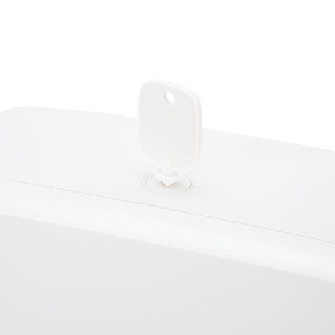 Диспенсер для полотенец на 2 пачки LAIMA PROFESSIONAL PREMIUM (Система H2), Z-сложения, белый, ABS-пластик, 609516 - фото 4