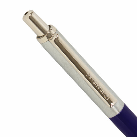 Ручка подарочная шариковая BRAUBERG "Soprano", СИНЯЯ, корпус серебристый с синим, линия письма 0,5 мм, 143484 - фото 5