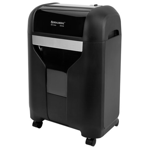 Уничтожитель (шредер) BRAUBERG PROFESSIONAL CM-1520x, "Heavy Duty", 4 уровень секретности, 4х28 мм, 15 листов, корзина 20 литров, 533130 - фото 1
