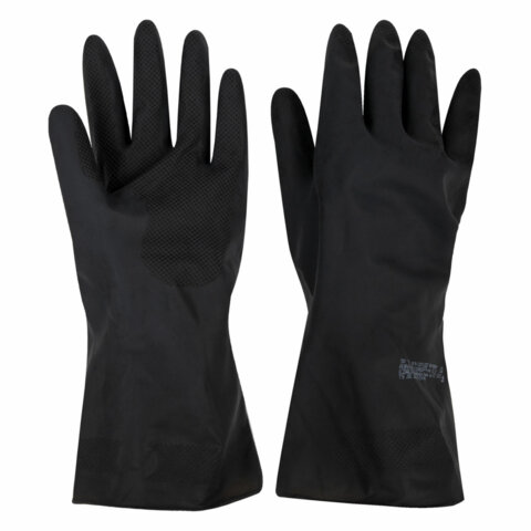 Перчатки резиновые технические кислотощелочестойкие КЩС Тип-2, АЗРИ, размер 10, XL (очень большой), К20Щ20 - фото 2