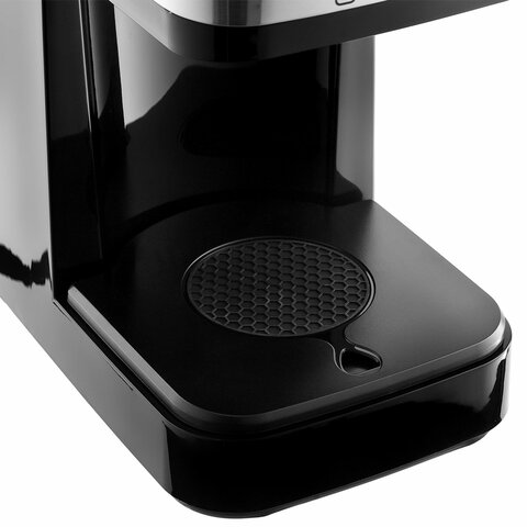 Кофеварка капельная BRAYER BR1125, 900 Вт, объем 1,25 л, LED-дисплей, термокружка в ПОДАРОК, черная - фото 13