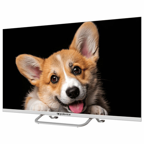 Телевизор TOPDEVICE TDTV32CS03H_WE, 32'' (80 см), 1366x768, HD, 16:9, SmartTV, Wi-Fi, Bluetooth, белый - фото 3