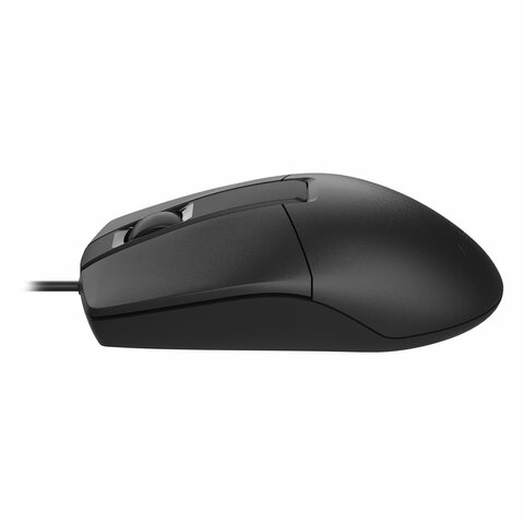 Мышь проводная A4TECH OP-330, USB, 2 кнопки + 1 колесо-кнопка, оптическая, черная, 1530236 - фото 3