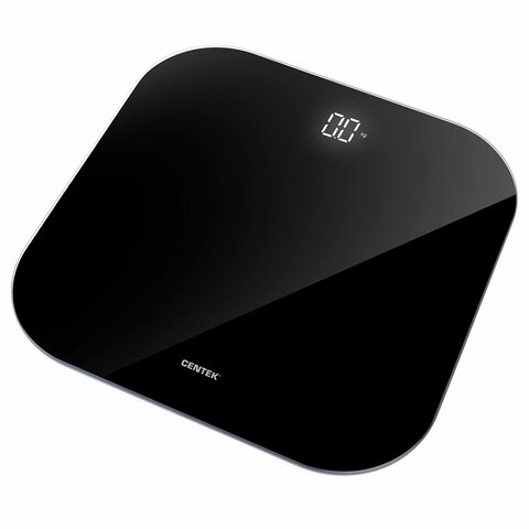 Весы напольные CENTEK CT-2440, электронные, вес до 180 кг, квадрат, стекло, черные - фото 2