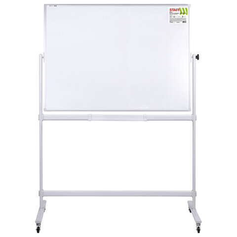 Доска магнитно-маркерная НА СТЕНДЕ 120х180 см, 2-сторонняя, STAFF, 238008 - фото 1