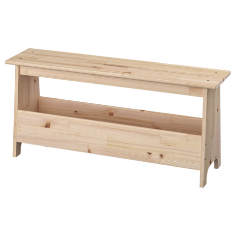 Скамья деревянная, сосна, BRABIX "Scandi Wood SC-003", 1000х250х450 мм, 641889, 006.02.35 - фото 1