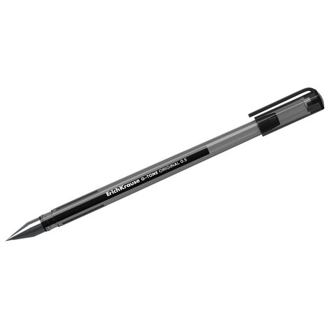 Ручки гелевые для ЕГЭ и ОГЭ ERICH KRAUSE G-Tone Stick Original, 0,5 мм, ЧЕРНЫЕ, набор 2 штуки, 39516 - фото 4