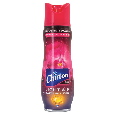 Освежитель воздуха аэрозольный 300 мл CHIRTON (Чиртон) Light Air "Релаксация чувств", сухое распыл, 45590, 4607145645590 - фото 1