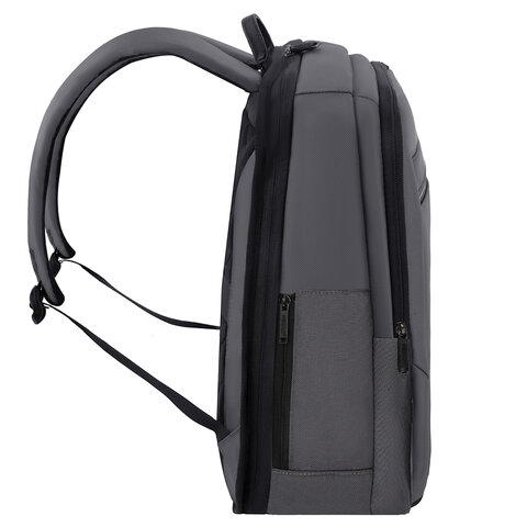 Рюкзак HEIKKI ELECT (ХЕЙКИ) универсальный, отделение для ноутбука, USB-порт, серый, 44х30х16 см, 273863 - фото 4