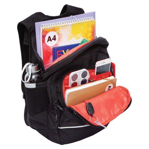 Рюкзак GRIZZLY школьный, анатомическая спинка, 2 отделения, для мальчиков, "YOUR ROUTE", 25х40х22 см, RB-550-1/2 - фото 5