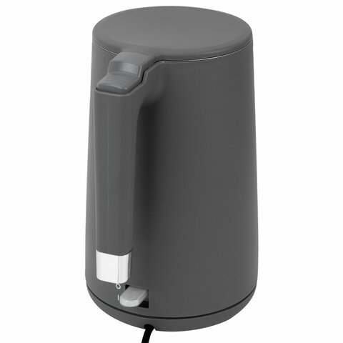 Чайник электрический с двойными стенками SONNEN KT-8719G, 1,5 л, 2200 Вт, графитовый, 454693 - фото 4
