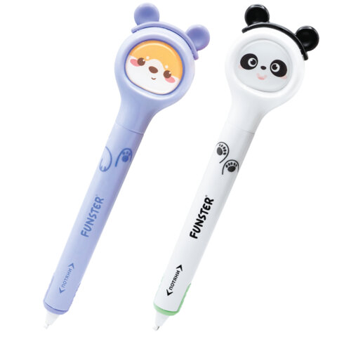 Корректирующая лента FUNSTER (ФАНСТЕР) "Милые зверята", 5 мм x 6 м, КОМПЛЕКТ из 2 шт., на блистере, 273983 - фото 2